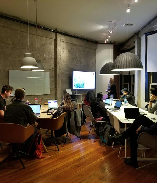 professional team collaboration in technology-focused business environment